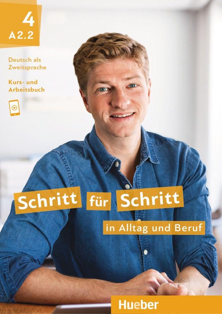 Libro: Schritt für Schritt in Alltag und Beruf 4: Deutsch als Zweitsprache / Kursbuch + Arbeitsbuch