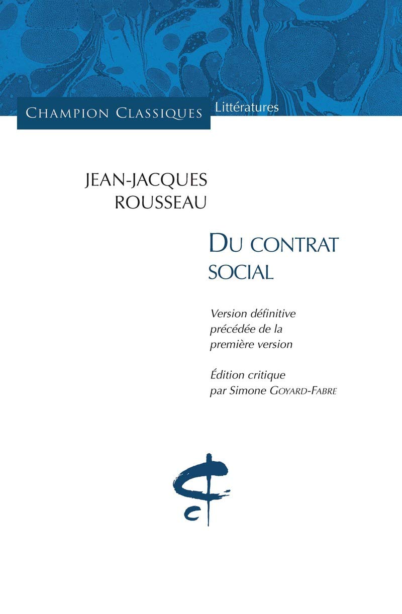Libro: Le Contrat social