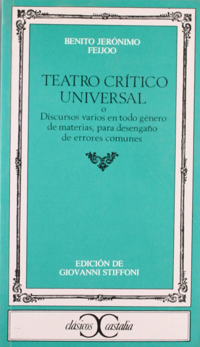 Libro: Teatro crítico universal . (Spanish Edition)