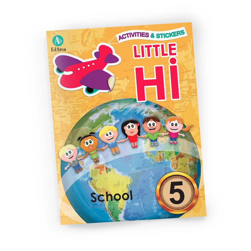 Libro: LITTLE HI! 5 ACTIV+STICKER 5 CAR NADAL