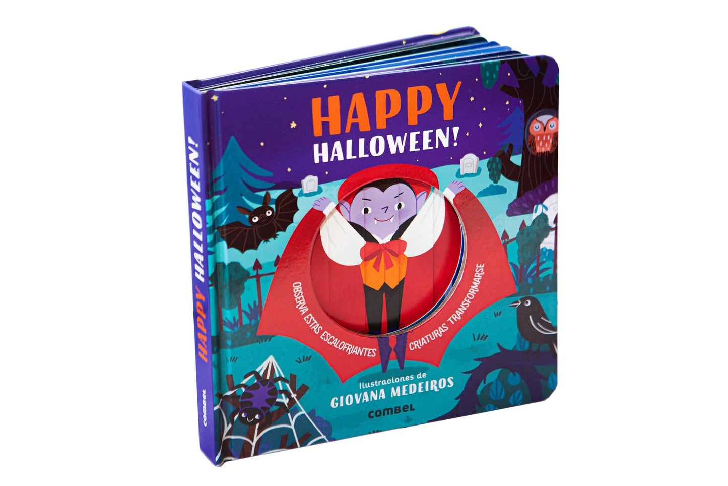 Libro: Happy Halloween!: Observa estas escalofriantes criaturas transformarse / Watch These Chilling Creatures Transform (Spanish Edition)