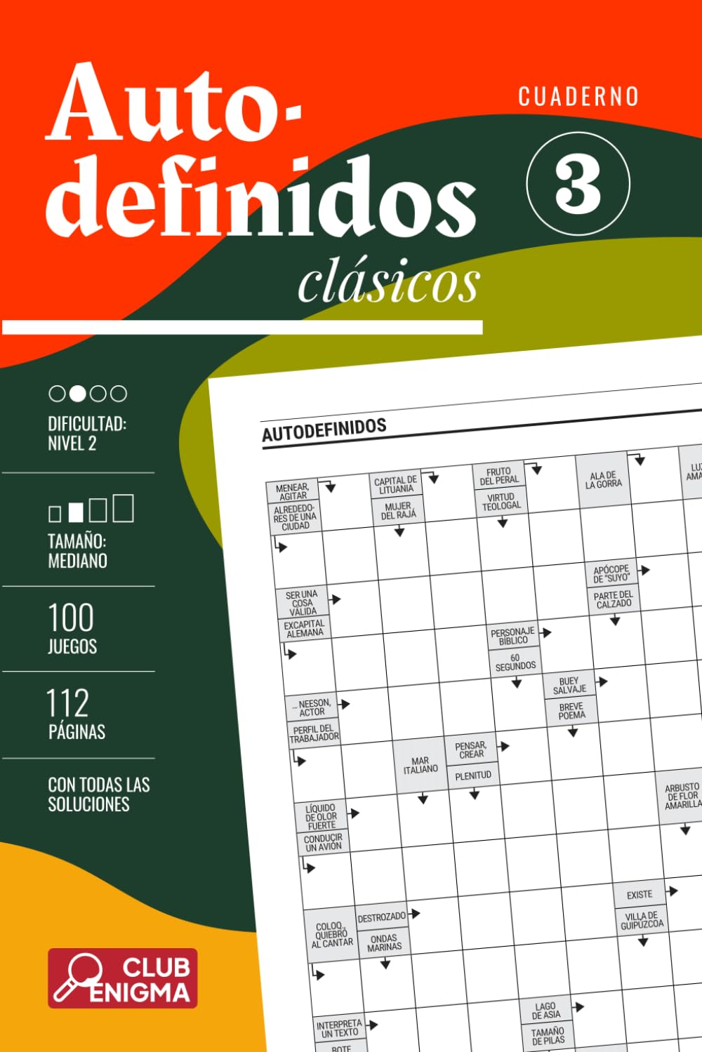Libro: Autodefinidos clásicos - Cuaderno 3 (Spanish Edition)