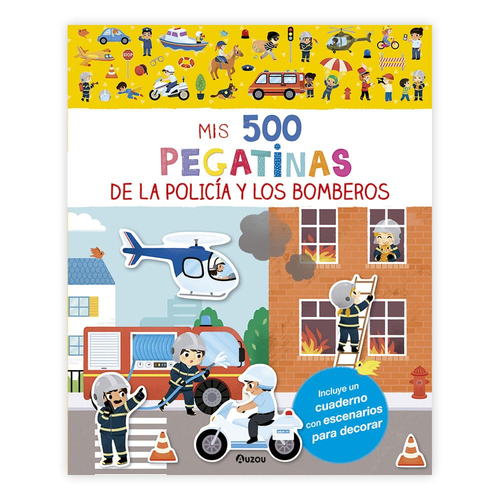Libro: Mis 500 pegatinas de la Policía y los Bomberos