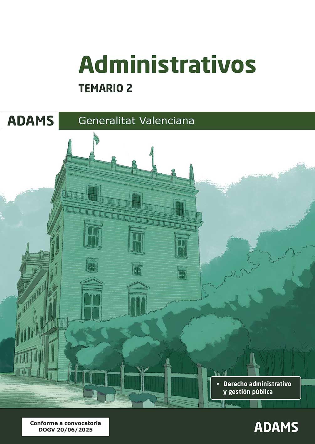 Libro: Temario 2 Administrativos de la Generalitat Valenciana