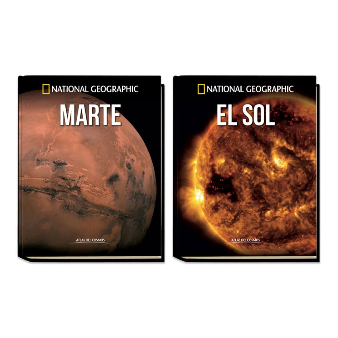 Libro: Pack Atlas del Cosmos II. Contiene 2 ediciones especiales: Marte, El sol (Colección Atlas del Cosmos National Geographic)