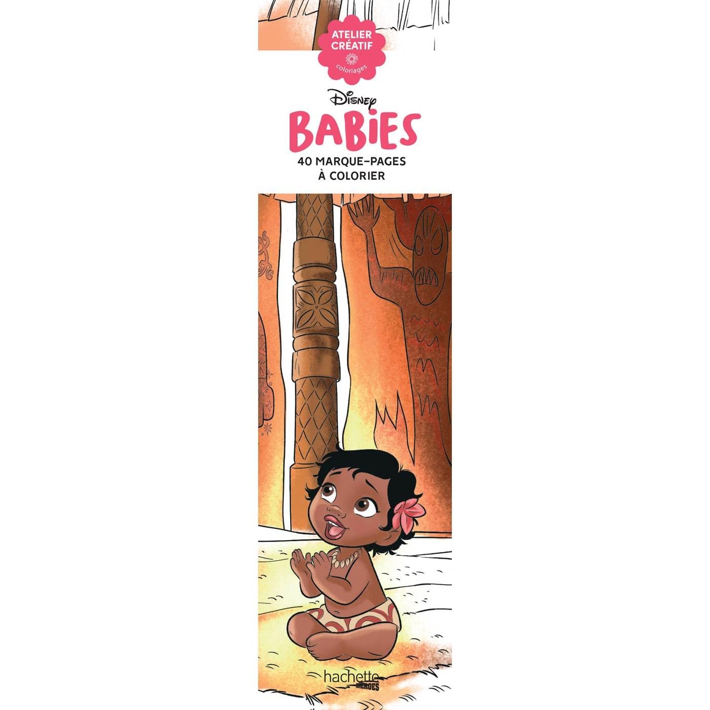 Marque-pages Disney Babies: 40 marque-pages à colorier