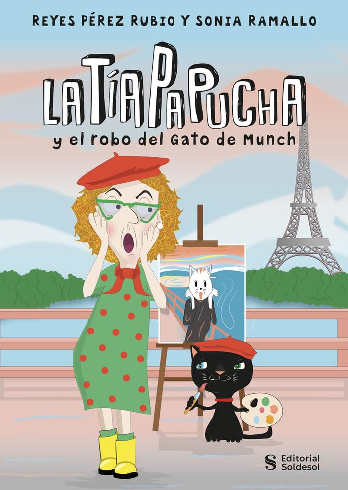 Libro: La Tía Papucha y robo del gato de Munch