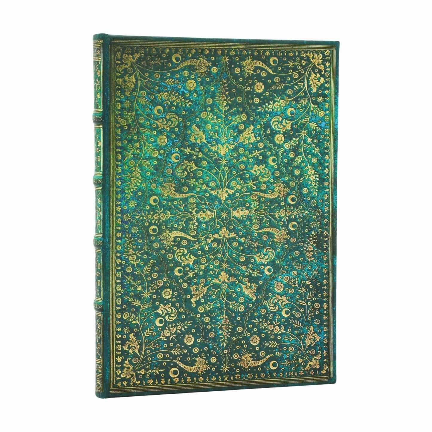 Libro: Emerald Flower Midi Unlined Hardcover Journal, 144pg, 120GSM, Marsh's Library by Paperblanks (Nature's Grace)