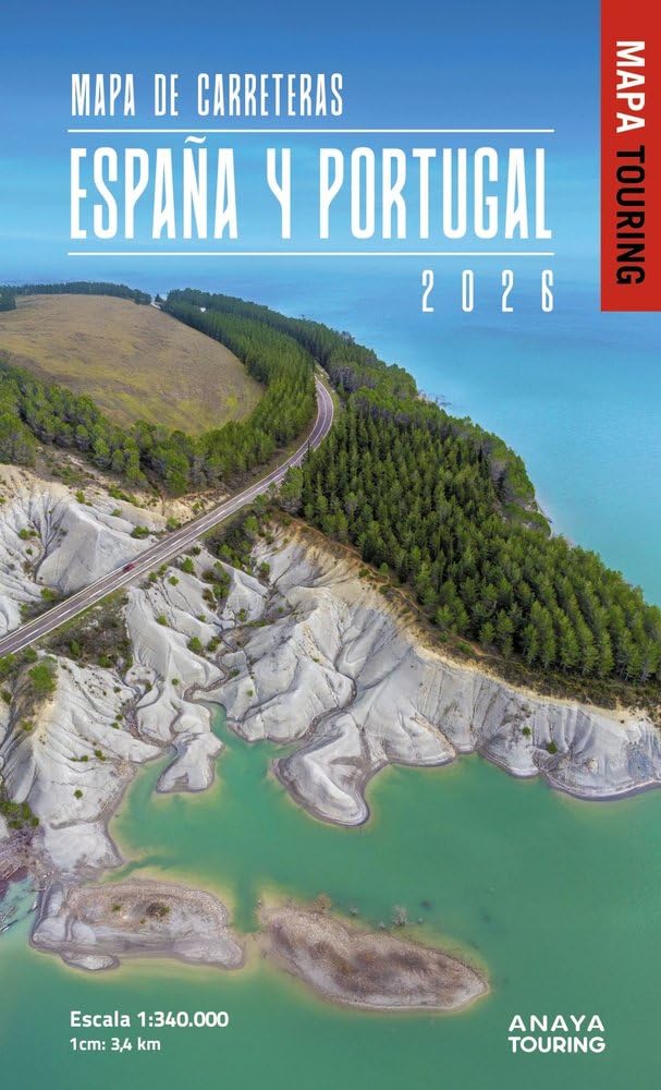 Mapa de Carreteras de España y Portugal 1:340.000, 2026 (Mapa Touring)