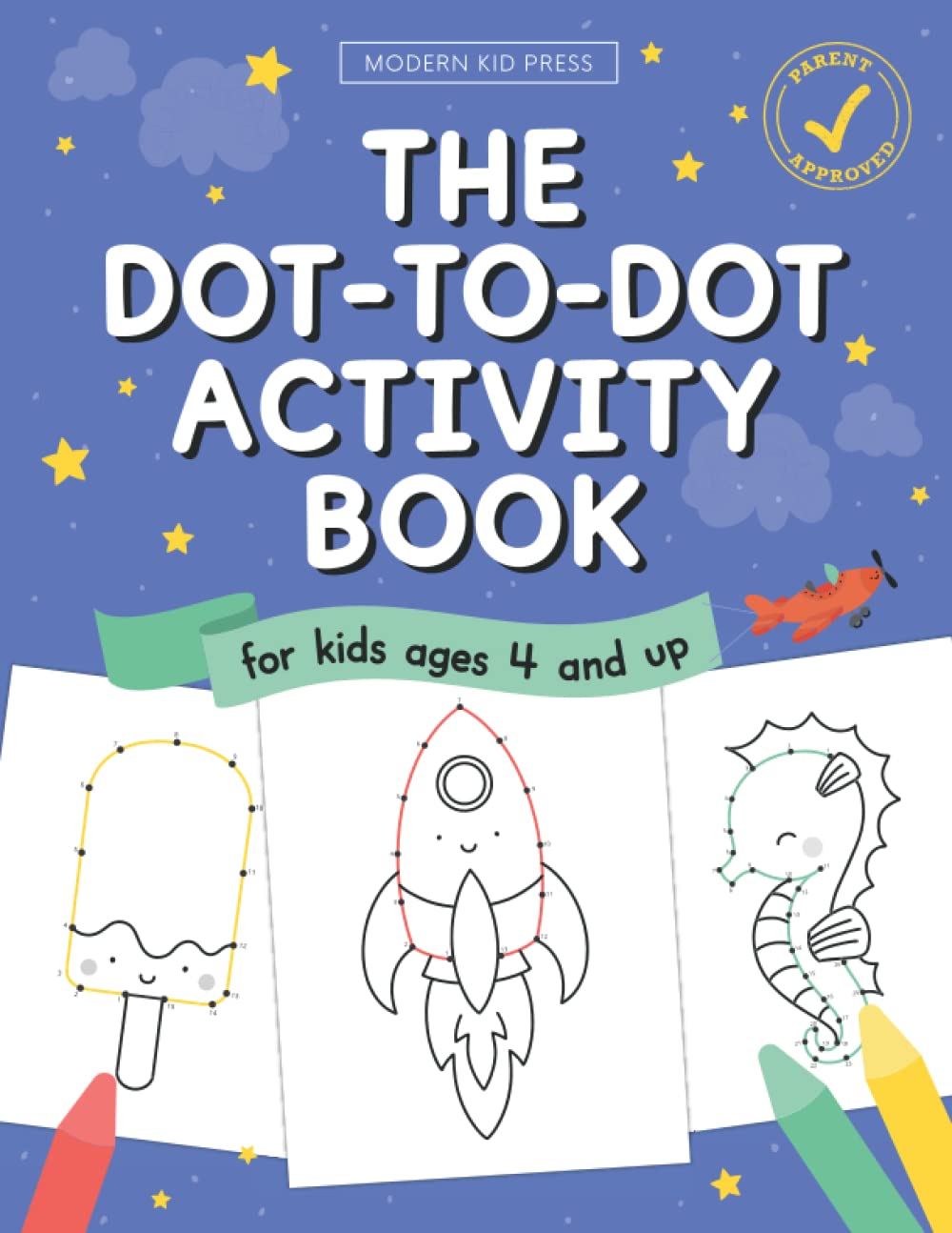 Libro: The Dot to Dot Activity Book for Kids: Connect the Dots and Coloring Fun for Kids Ages 4 and Up