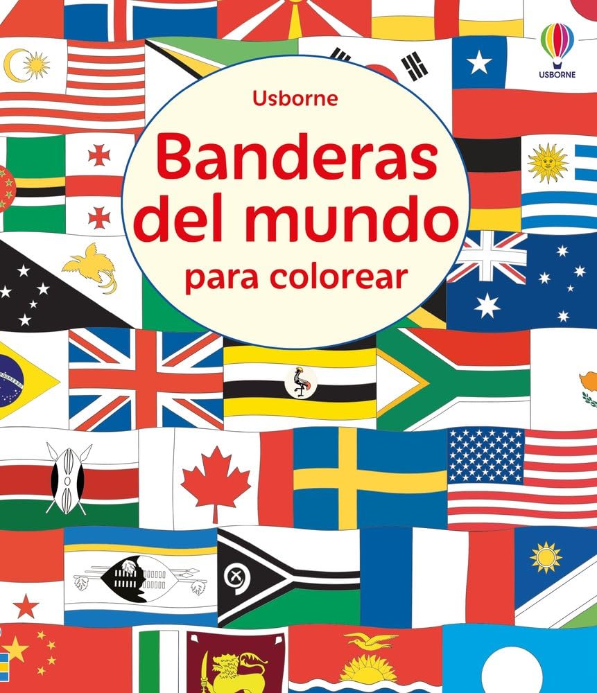 Libro: Banderas del mundo para colorear (Libros para colorear)