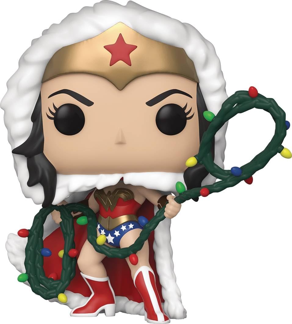 Funko Pop! DC Heroes: DC Navidad - Wonder Woman with String Light Lasso Figura de Vinilo