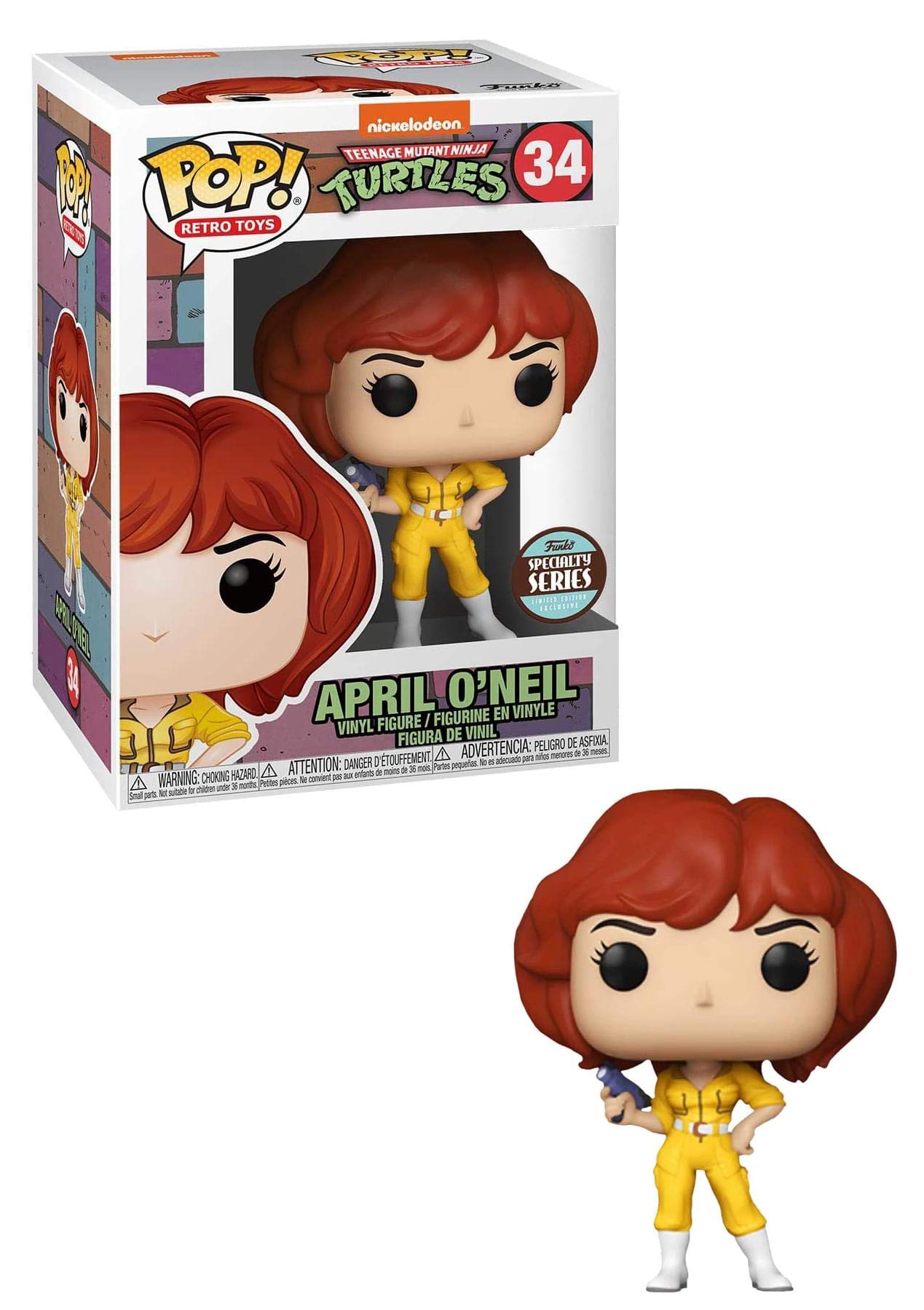 Funko Pop! Retro Toys TMNT April O'Neil 3.75" Specialty Series Figura de Vinilo