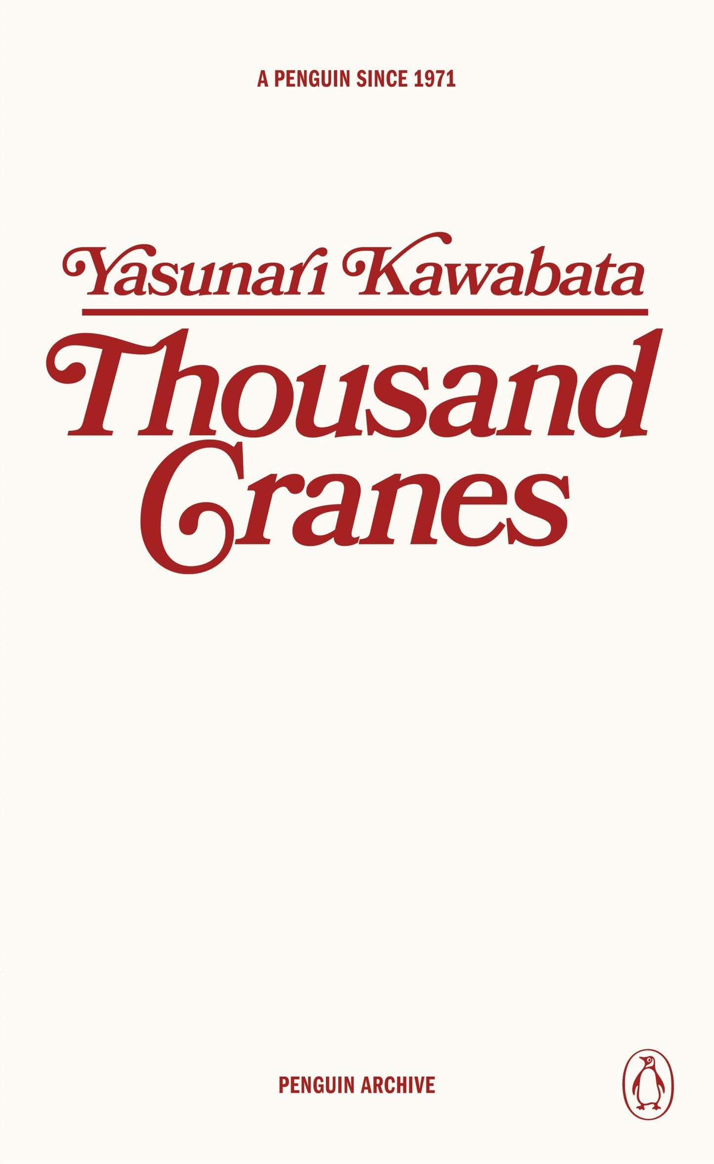 Libro: Thousand Cranes (Penguin Archive)