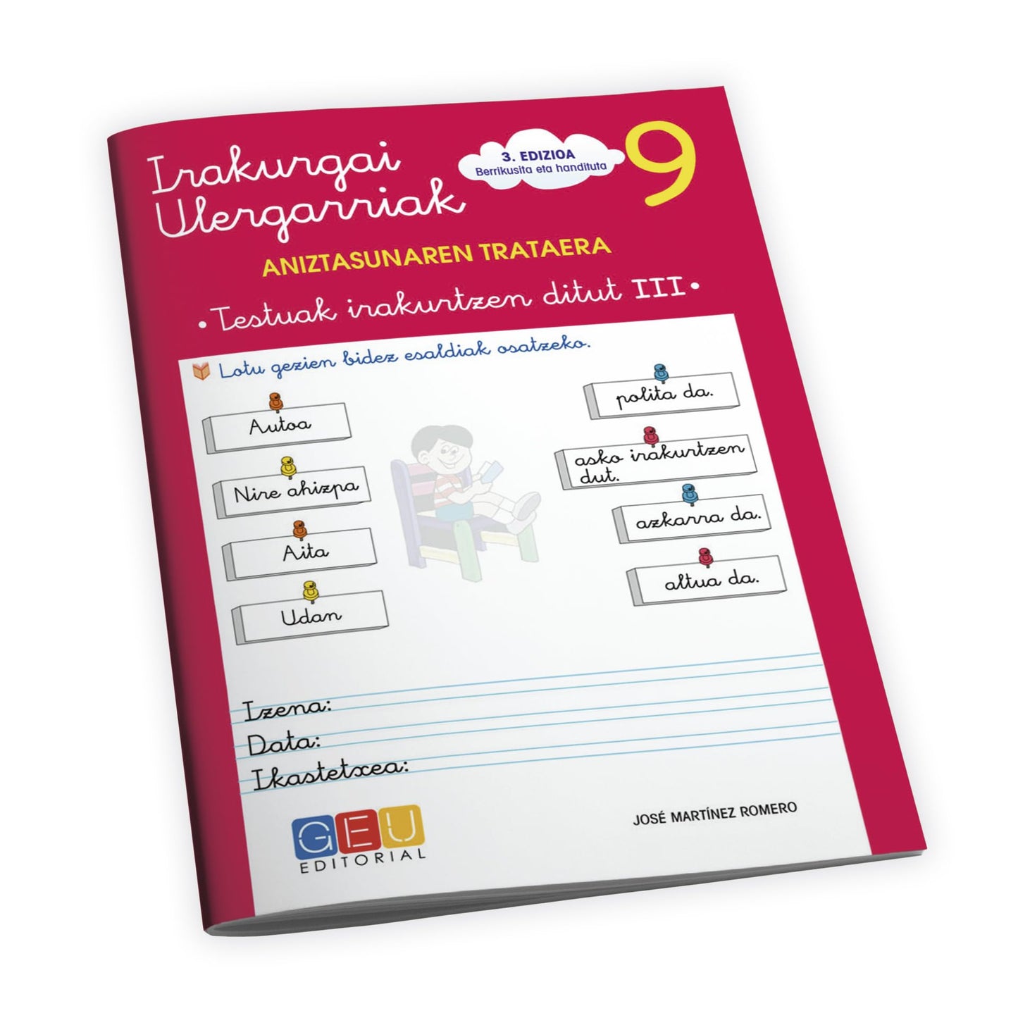 Irakurgai ulergarriak 9. Testuak irakurtzen ditut III koadernoa Lehen Hezkuntzako 2.