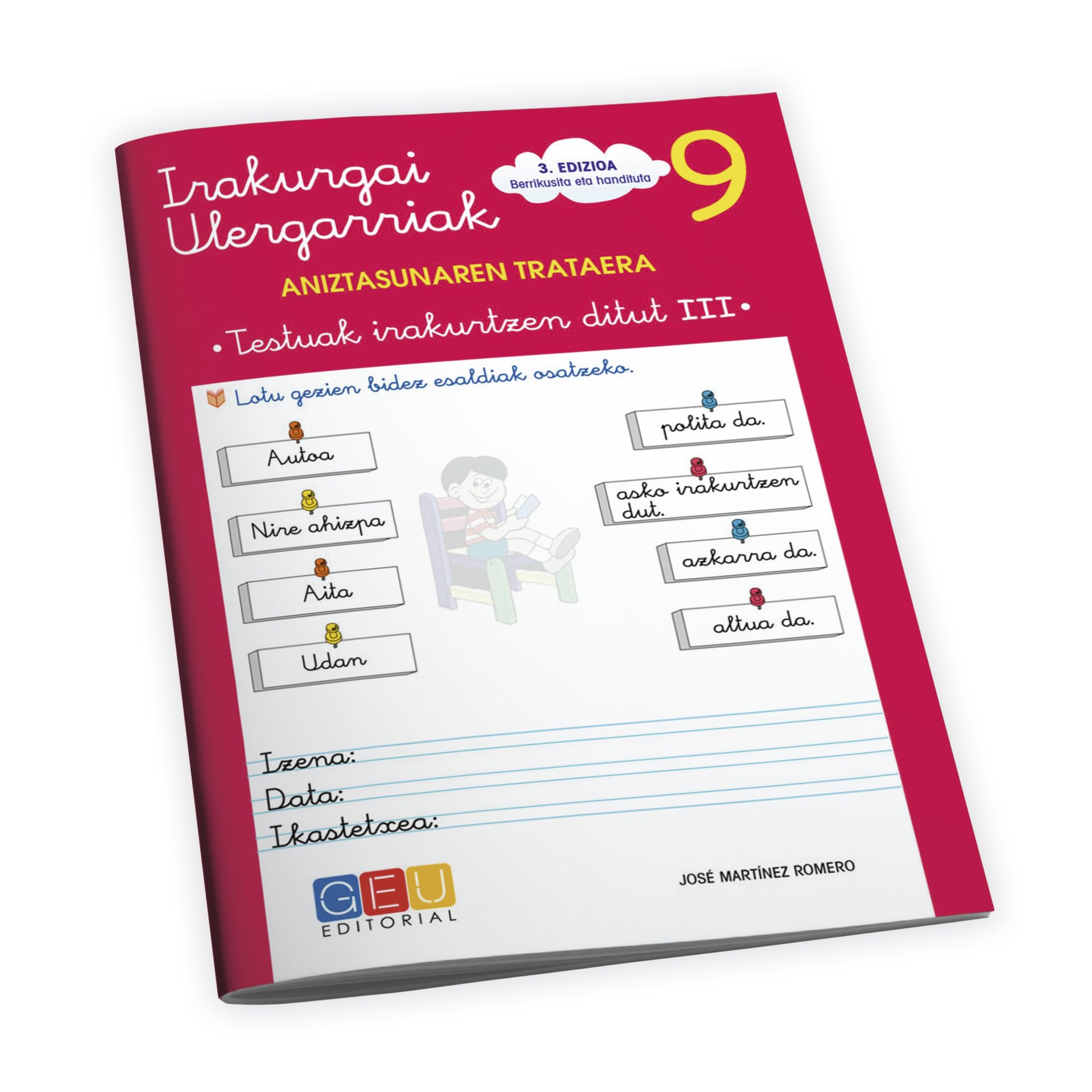 Irakurgai ulergarriak 9. Testuak irakurtzen ditut III koadernoa Lehen Hezkuntzako 2.