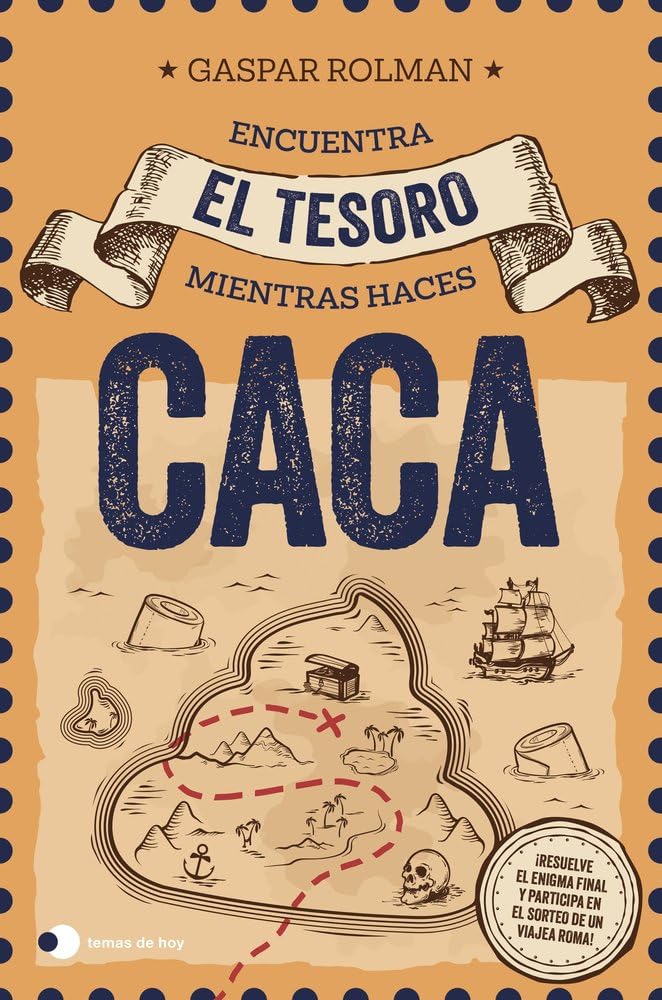 Libro: Encuentra el tesoro mientras haces caca (Ed. especial SORTEO): Encuentra el tesoro y participa en el sorteo de un viaje a Roma