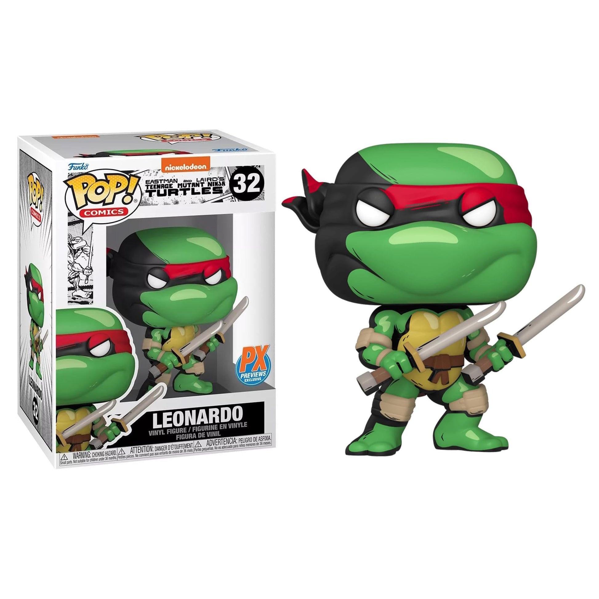 Funko TMNT POP Figura de Vinilo | Leonardo PX Exclusivo