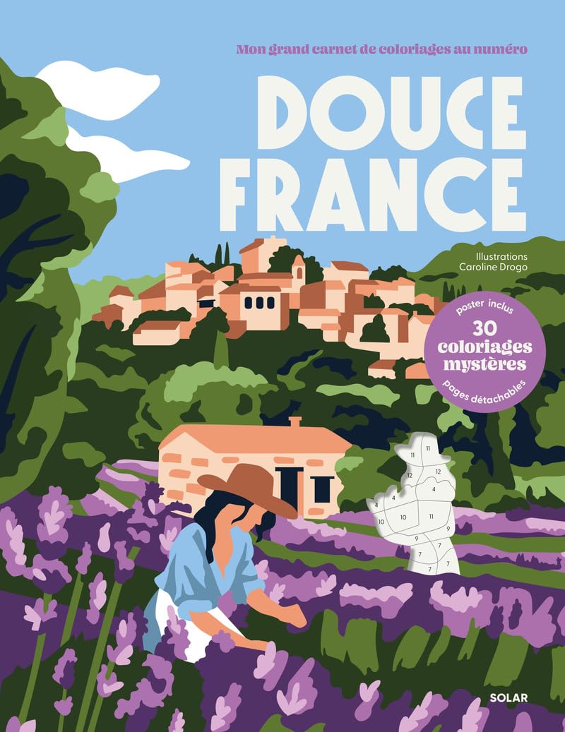 Libro: Douce France: 30 coloriages mystères