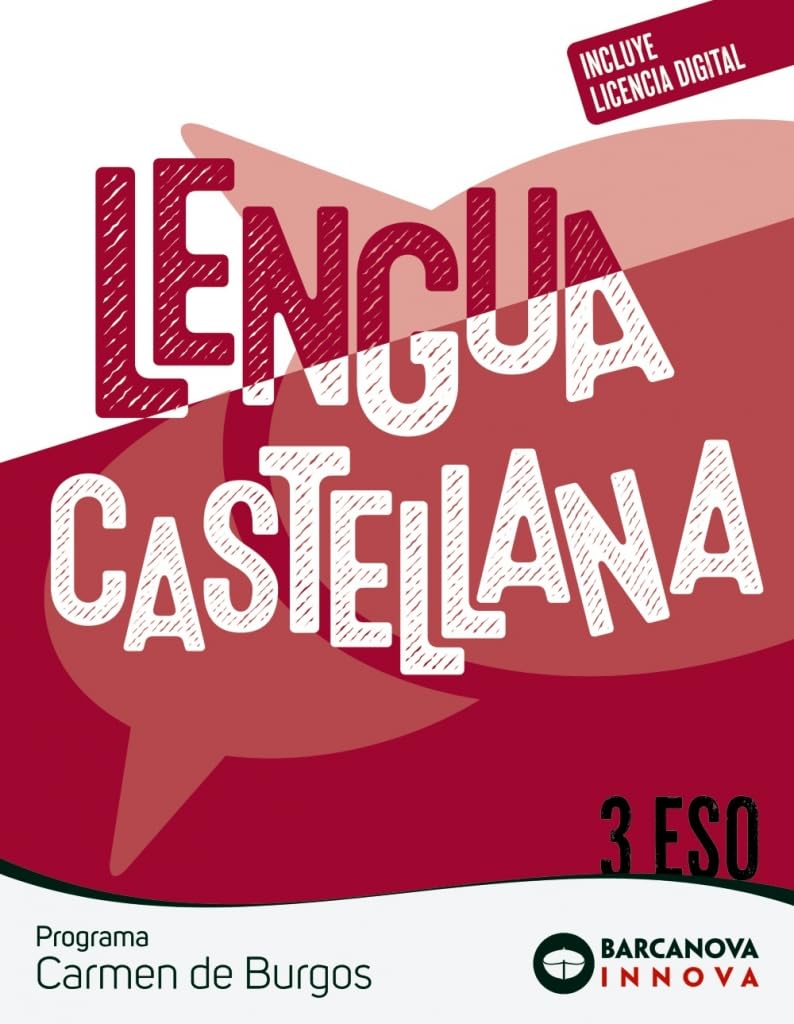 Libro: Carmen de Burgos 3 ESO. Lengua castellana