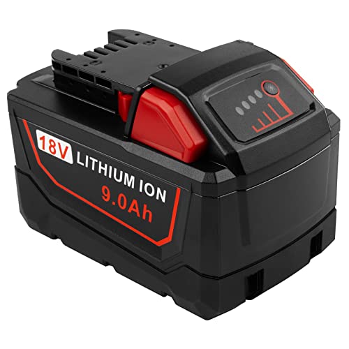 Batería-de-litio-Cukect-9.0-Ah-18-V-48-11-1880-para-Milwaukee-MK-18.-Compatible-con-herramientas-eléctricas-inalámbricas-48-11-1850,-48-11-1860,-48-11-1845-y-48-11-1828.