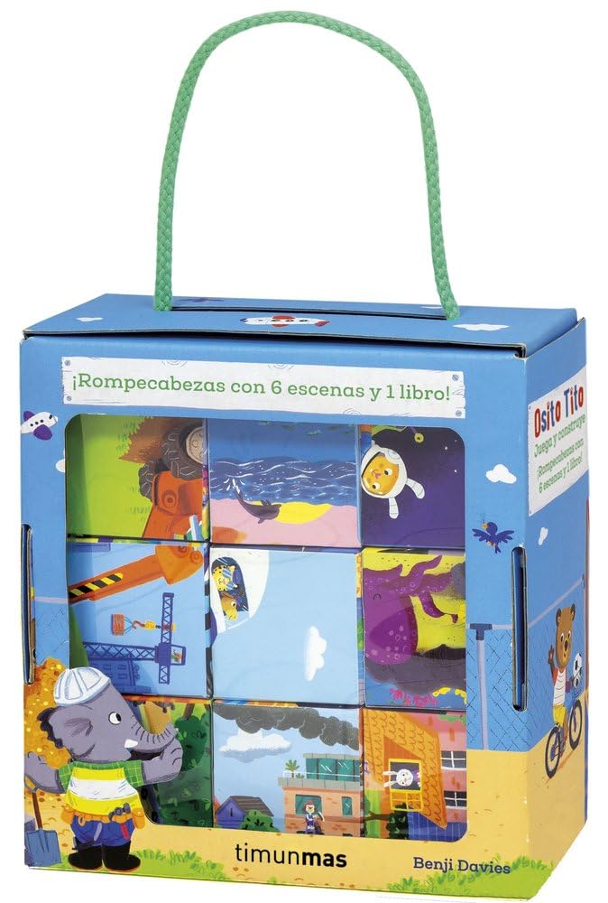 Libro: Osito Tito. Juega y construye: Rompecabezas con 6 escenas y 1 libro