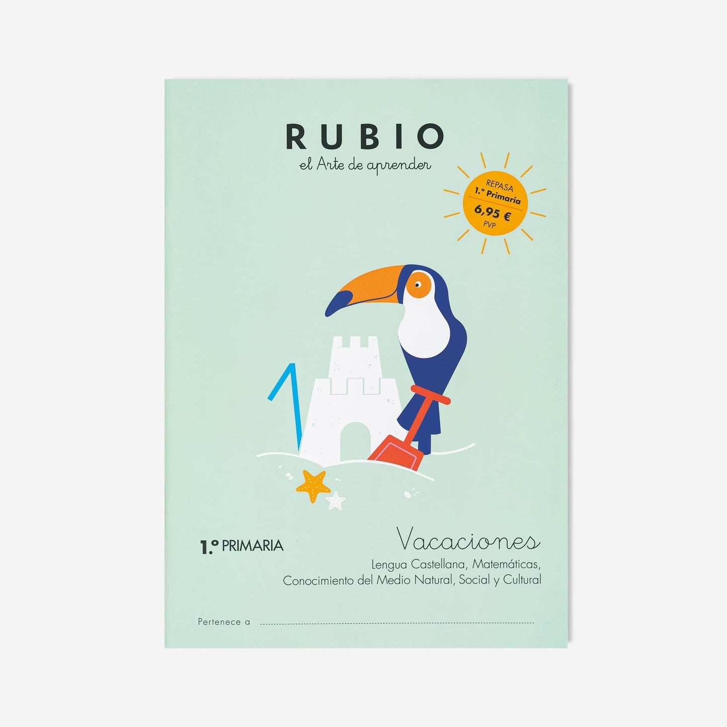 Vacaciones 1º Primaria | RUBIO | +6 Años | Cuaderno con actividades para verano (Vacaciones RUBIO)