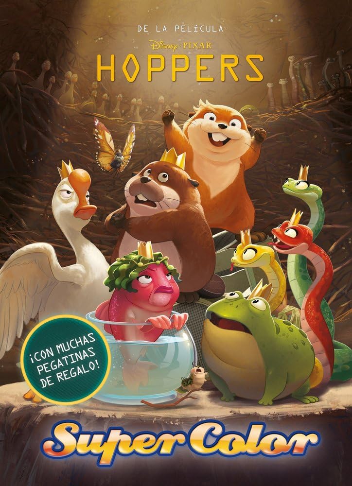 Libro: Hoppers. Supercolor: Con pegatinas