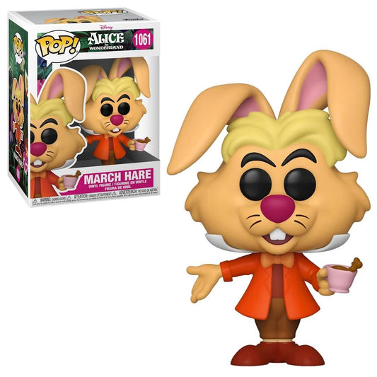 Funko POP Collectible Figura POP Disney: Alice in Wonderland 70th - March Hare Multicolor, 3.75 Pulgadas,55737
