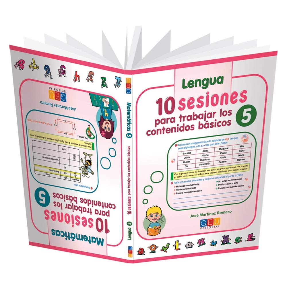 Libro: Lengua y Matemáticas 5º Primaria: 10 Sesiones para trabajar los contenidos básicos