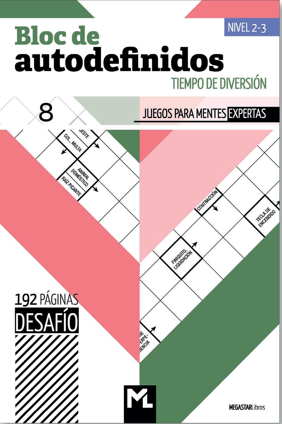 Libro: Bloc de autodefinidos 8 (Nivel2-3) (TIEMPO DE DIVERSION. DESAFIO)
