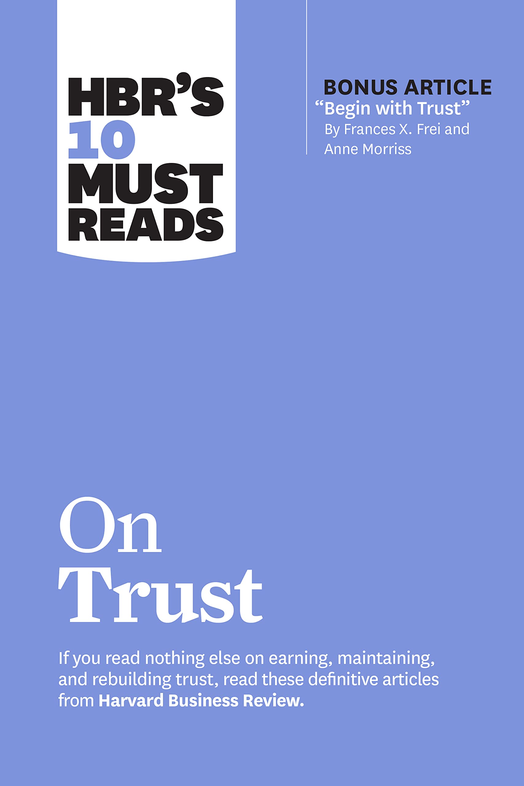Libro: HBR's 10 Must Reads on Trust