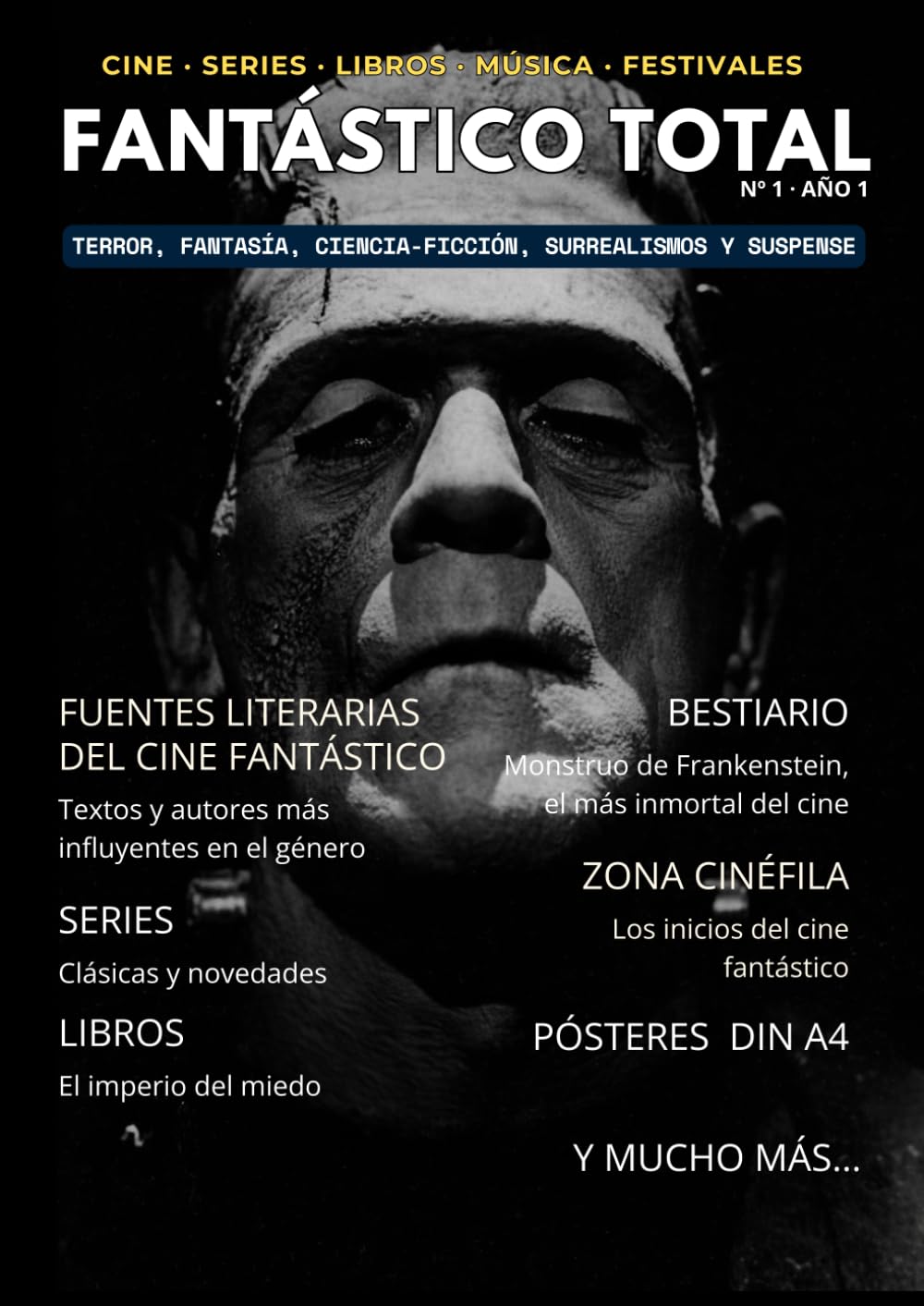 Libro: Fantástico Total: Número 1: Reseñas, análisis y noticias del cine de fantasía, ciencia ficción y terror.