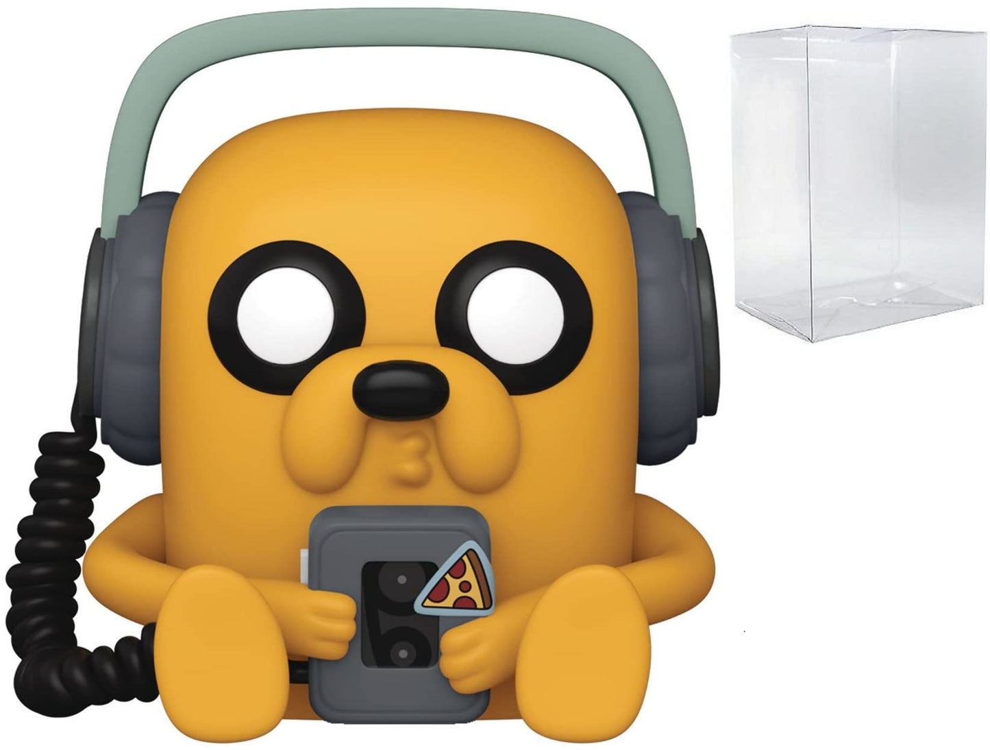 Funko Pop! Animación: Adventure Time - Jake with Player Figura de Vinilo (Bundled with Compatible Box Protector Case), Multicolored, 3.75 Pulgadas