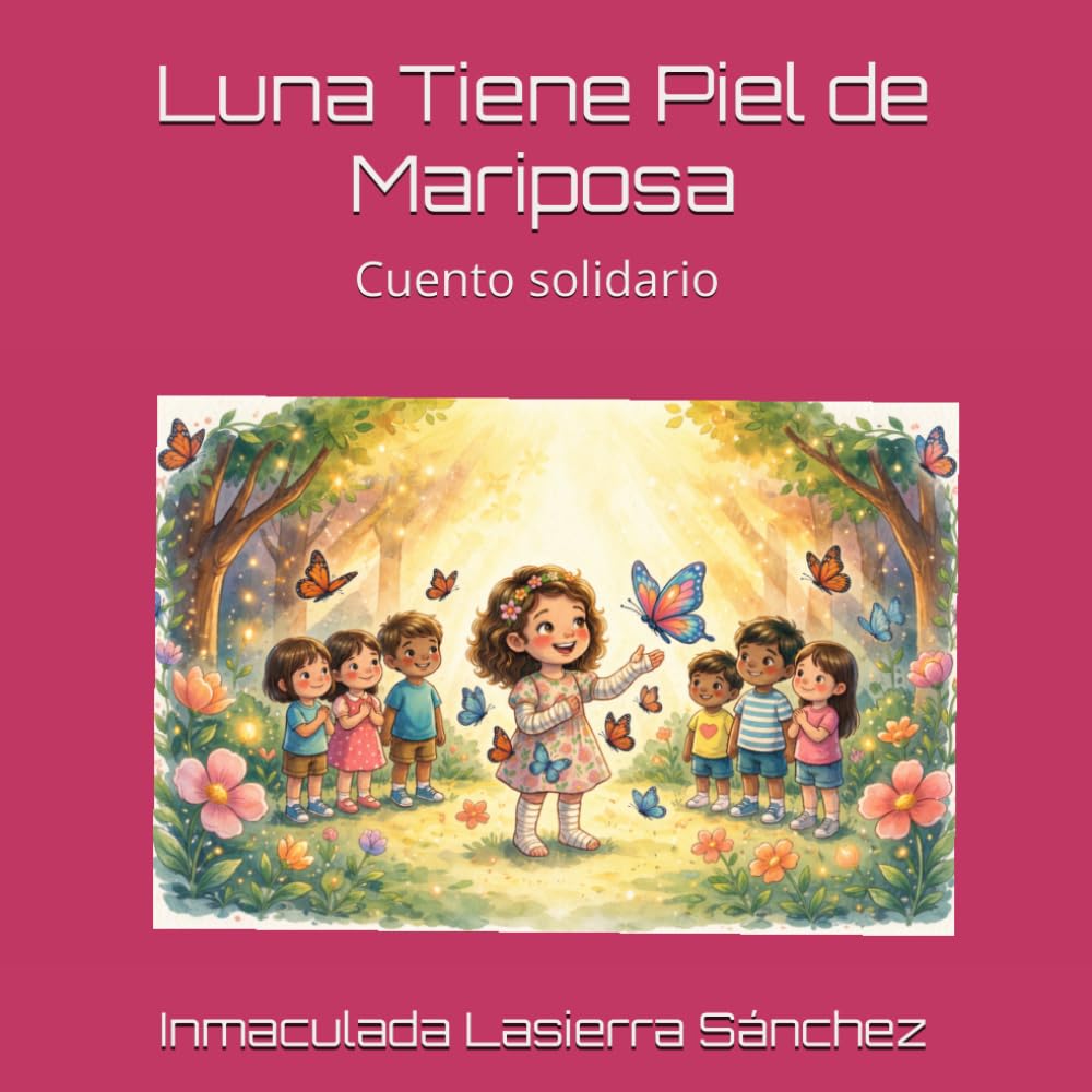 Libro: Luna Tiene Piel de Mariposa: Libro solidario para dar visibilidad a una enfermedad rara.