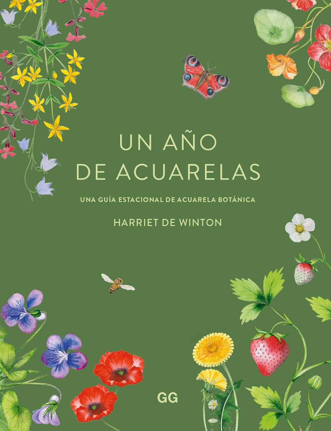 Libro: Un año de acuarelas: Una guia estacional de acuarela botánica