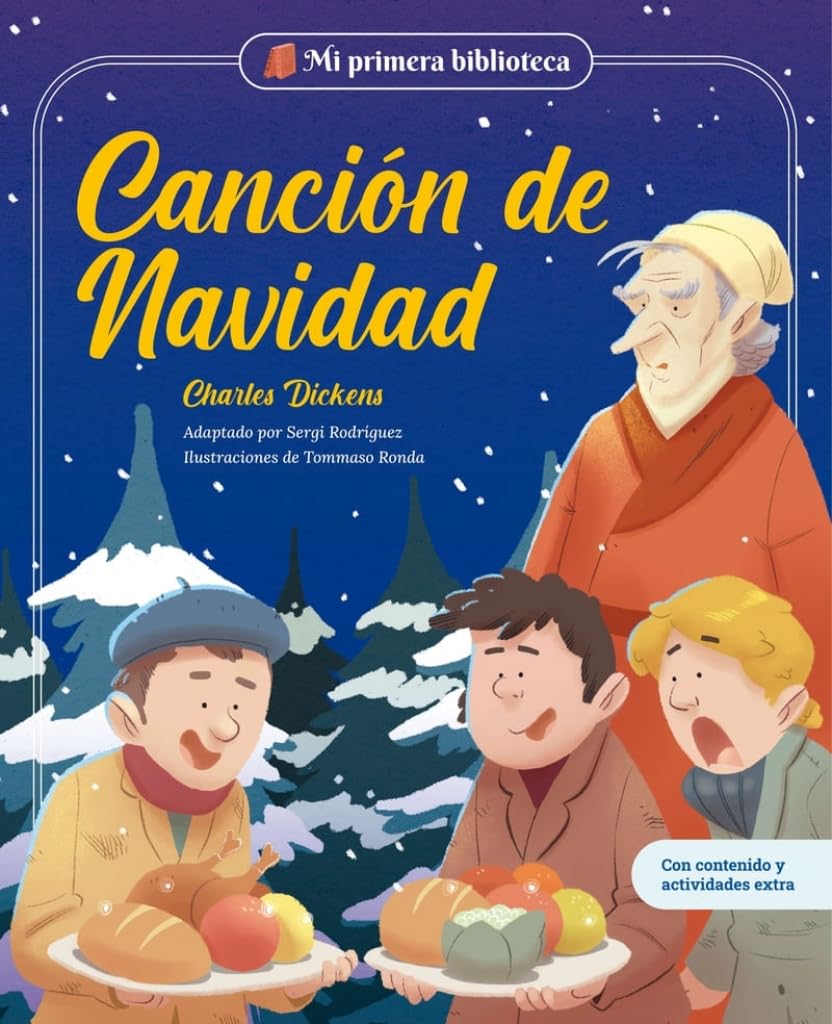 Libro: Canción de Navidad: Libro infantil con juegos y actividades extra | Los grandes clásicos de la historia de la literatura, convertidos en preciosos cuentos ilustrados para niños y niñas