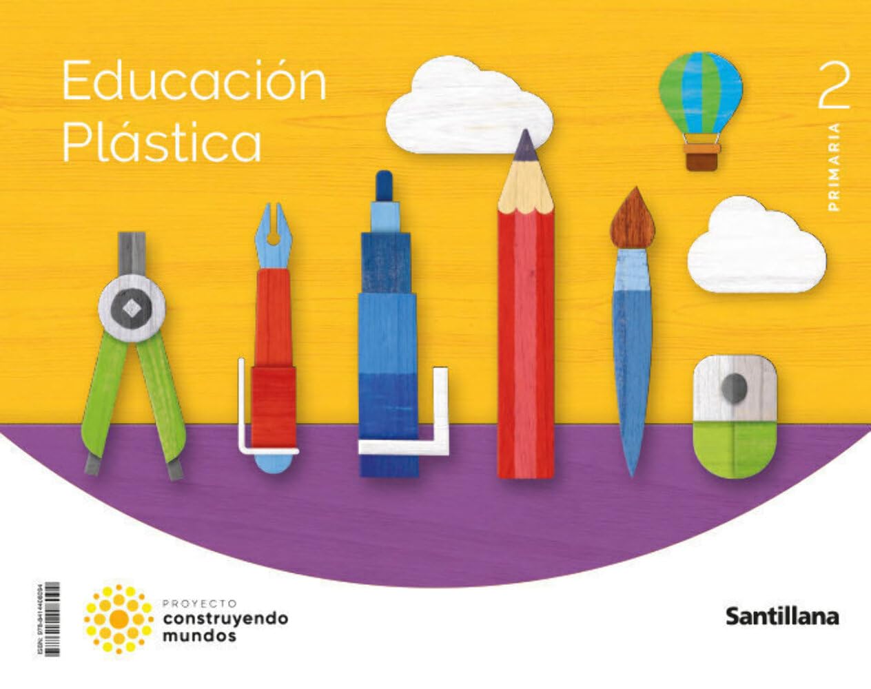 Libro: EDUCACION PLASTICA 2 PRIMARIA CONSTRUYENDO MUNDO