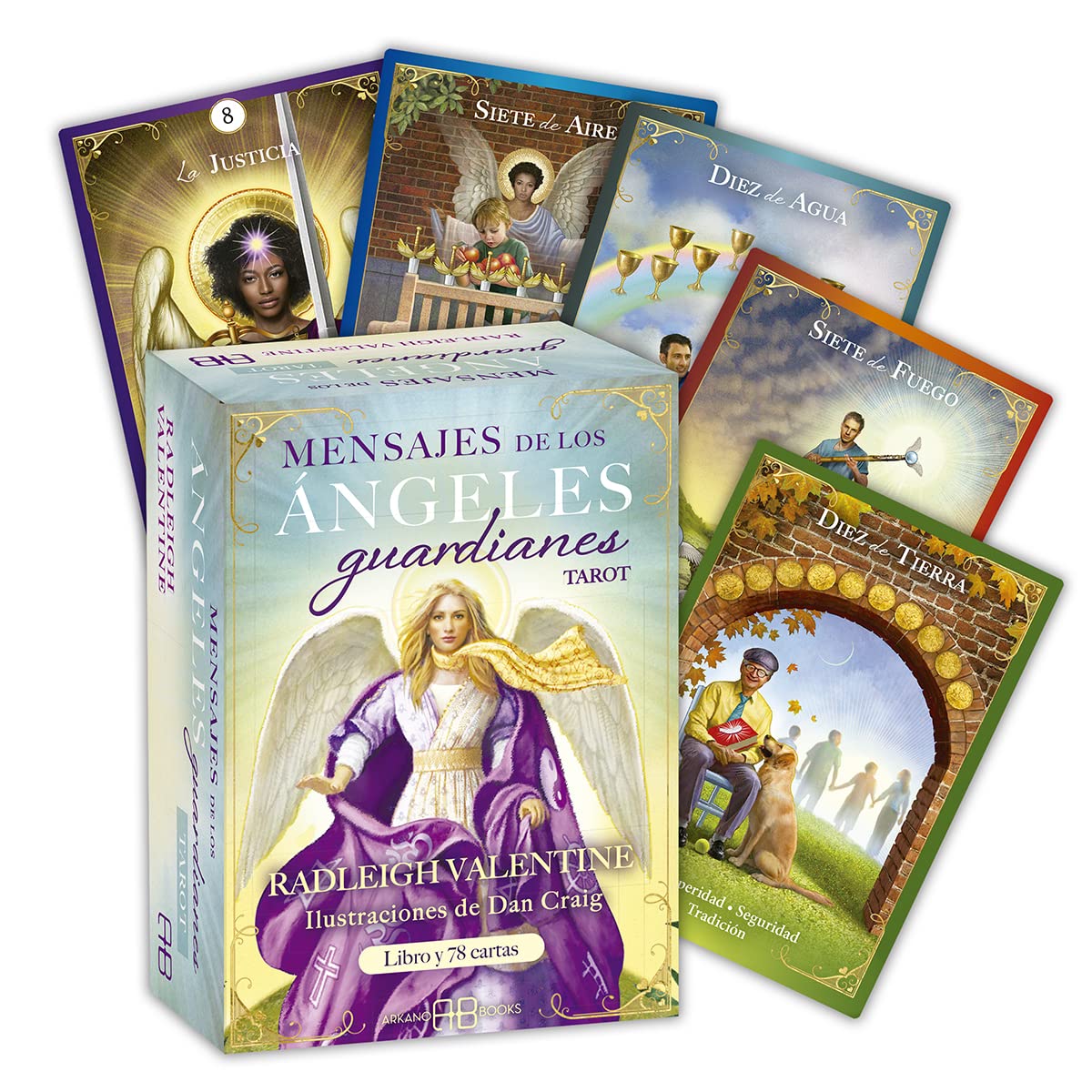 Mensajes de los Ángeles guardianes Tarot: Libro y 78 cartas