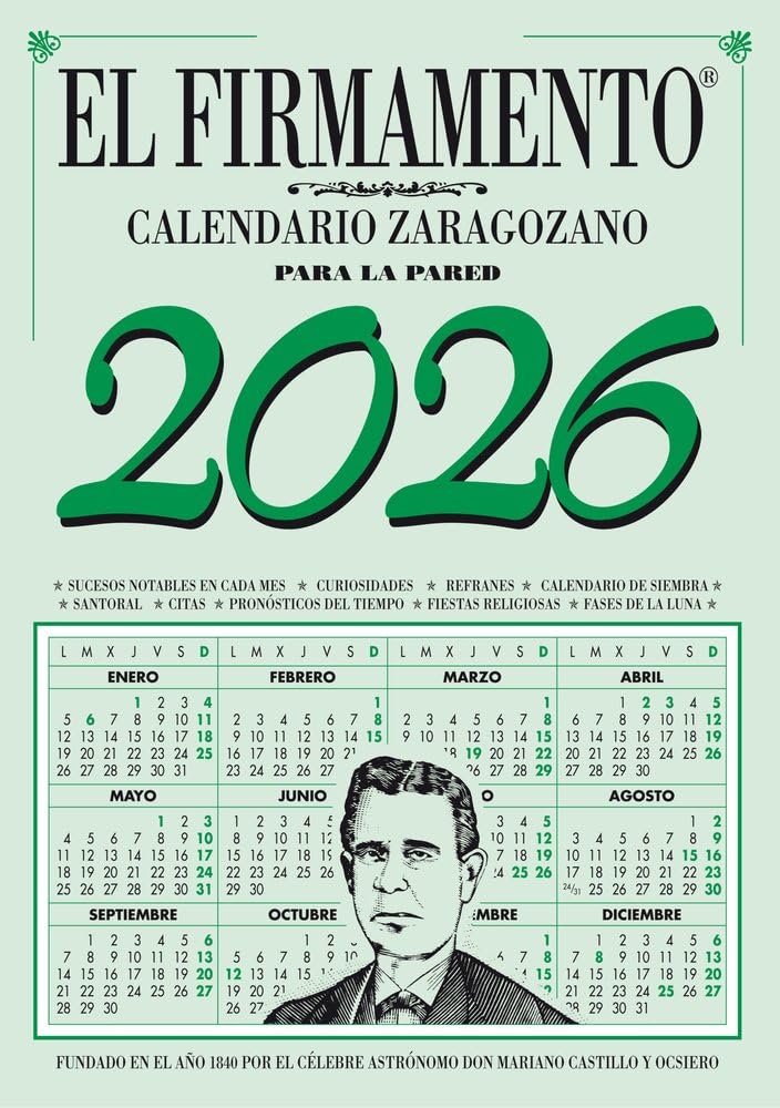 Libro: El Firmamento pared 2026 (CALENDARIOS)