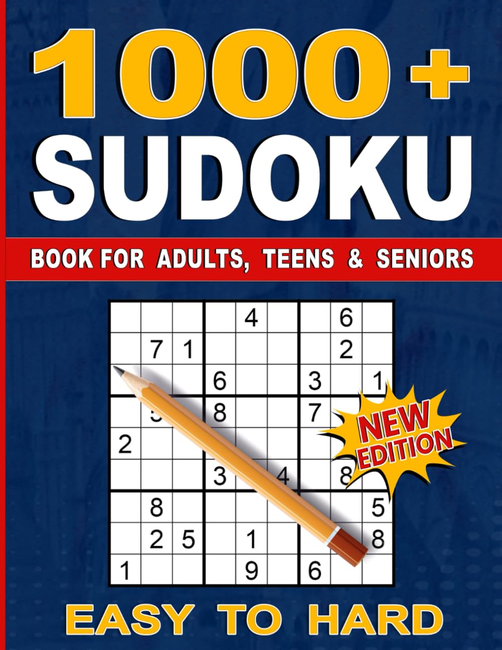 Libro: 1000+ Sudoku Puzzles for Adults: A Book With More Than 1000 Sudoku Puzzles from Easy to Hard for adults.