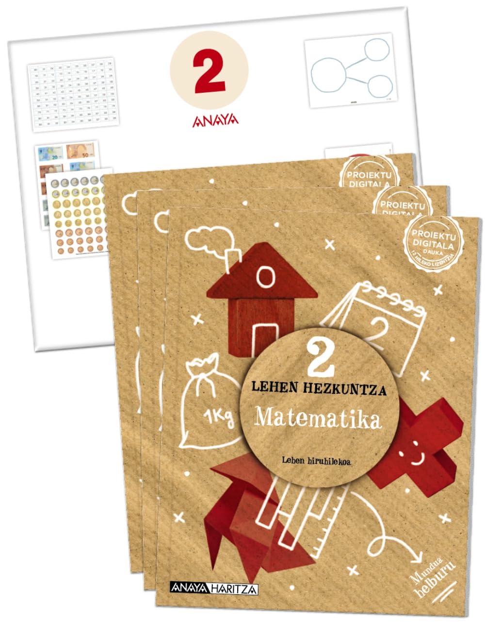 Libro: Matematika 2. (Incluye material manipulativo)