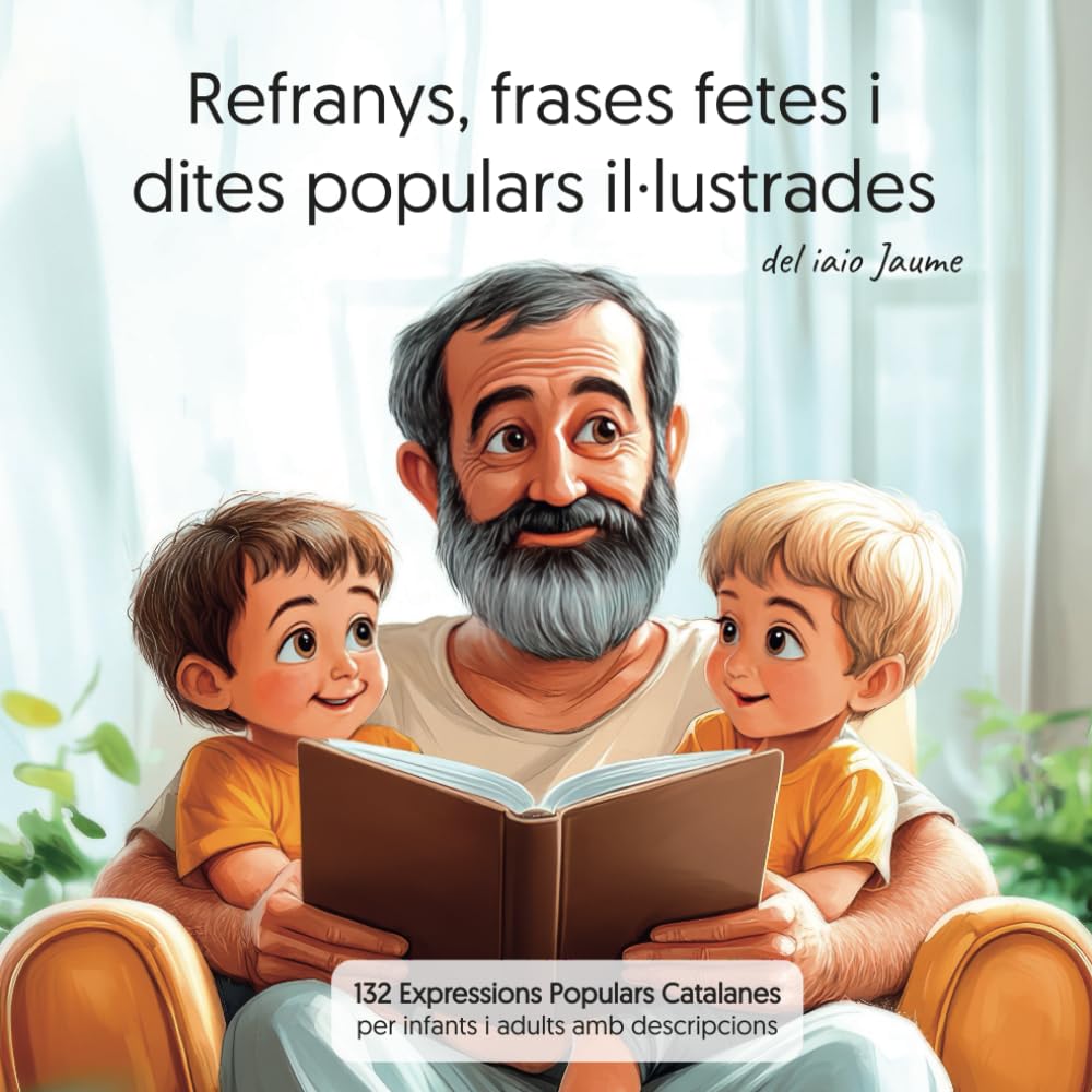Libro: Refranys, Frases fetes i Dites populars Il·lustrades del iaio Jaume: 132 Expressions Populars Catalanes per infants, joves i adults amb descripcions (Catalan Edition)
