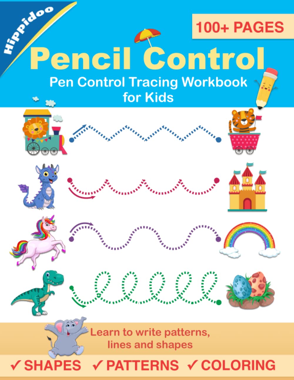 Libro: Pen Control Tracing Workbook for Kids: Learn to write patterns, lines, shapes to practice pencil control