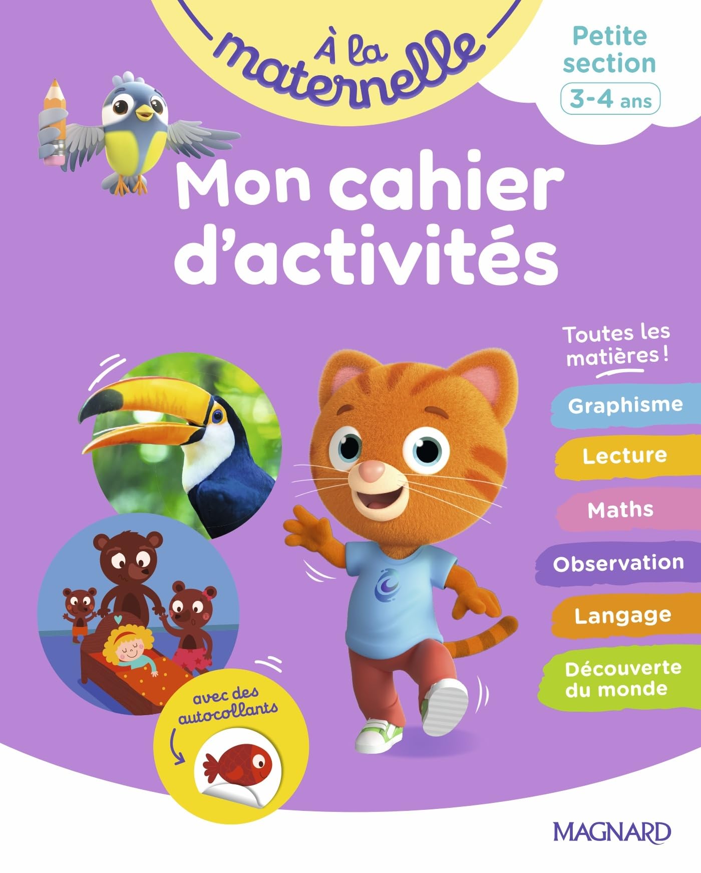Libro: Mon cahier d'activités Petite section: Petite section 3-4 ans