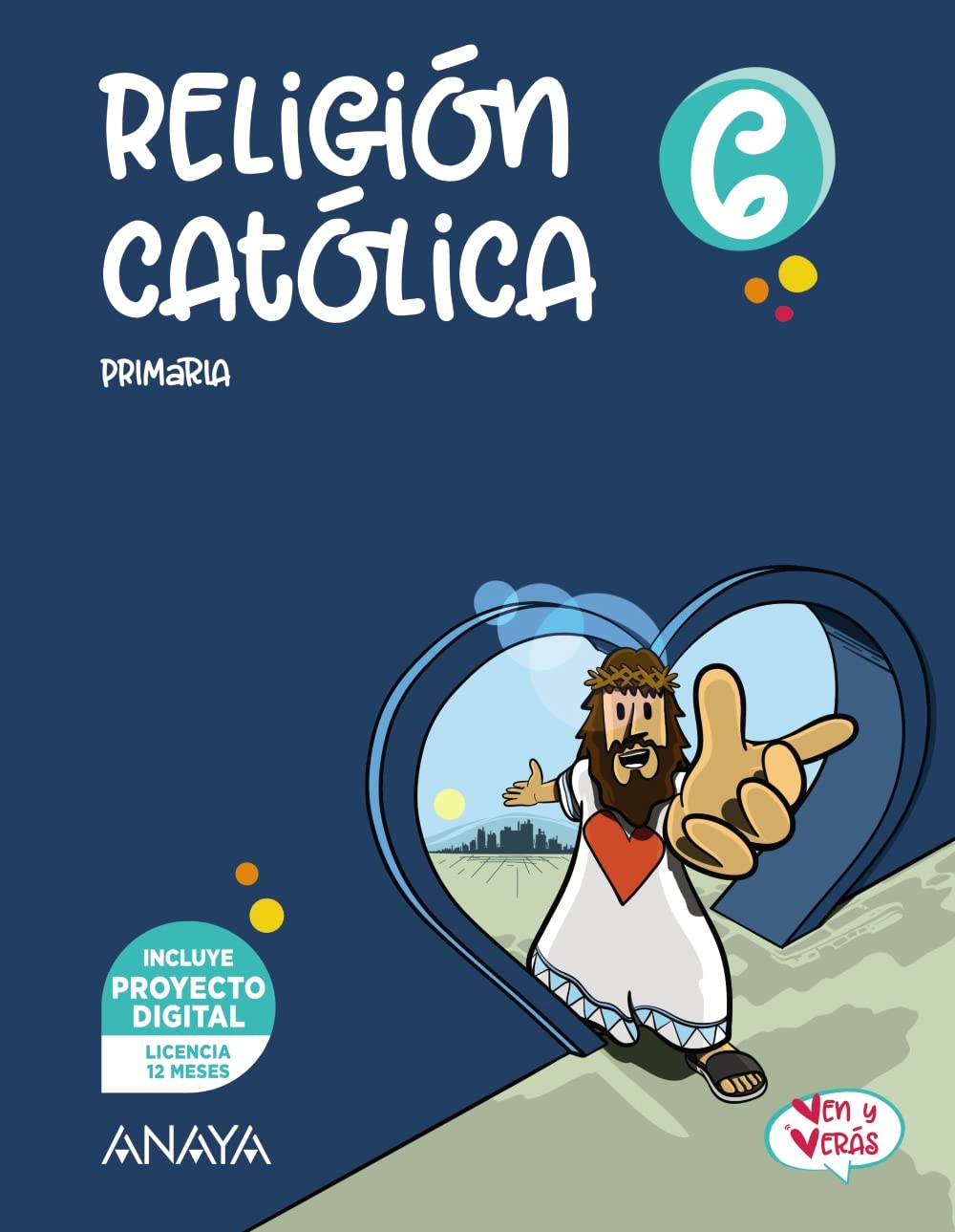 Libro: Religión Católica 6 (Ven y Verás)