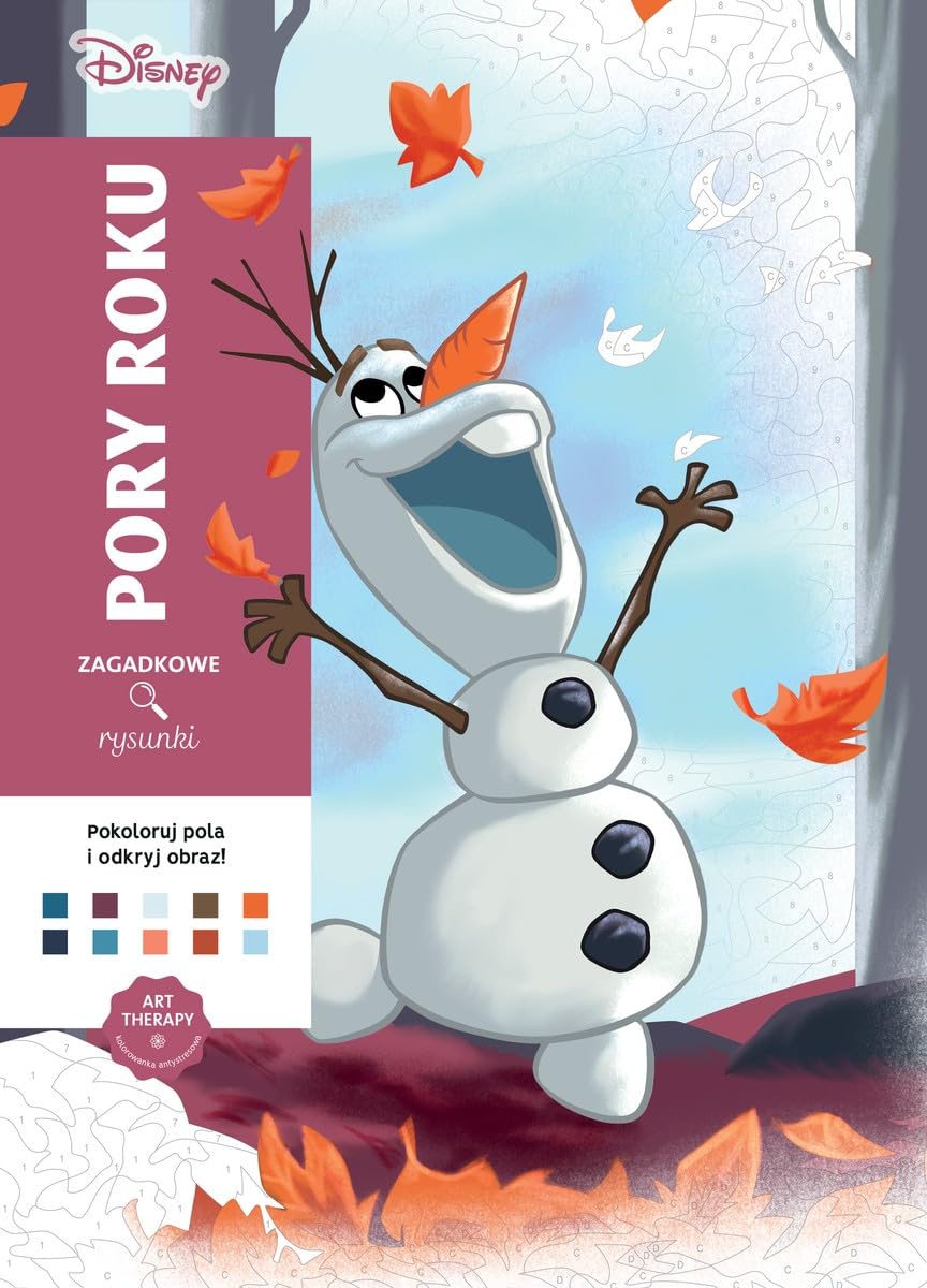 Libro: Art therapy Kolorowanka antystresowa Disney Pory roku Zagadkowe rysunki