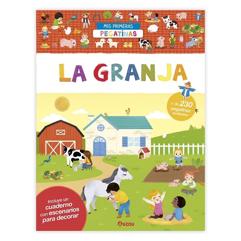 Libro: Mi primer libro de pegatinas. La granja