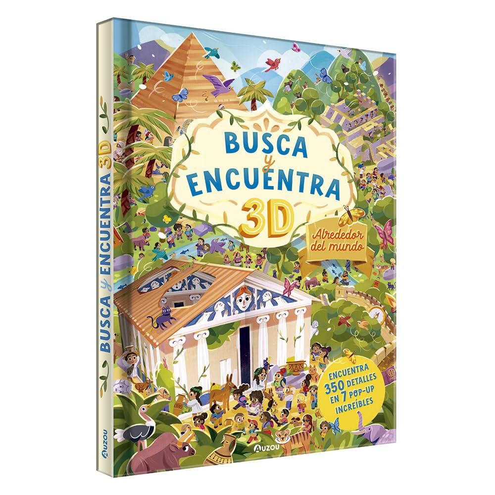 Libro: Busca y encuentra alrededor del mundo en 3D