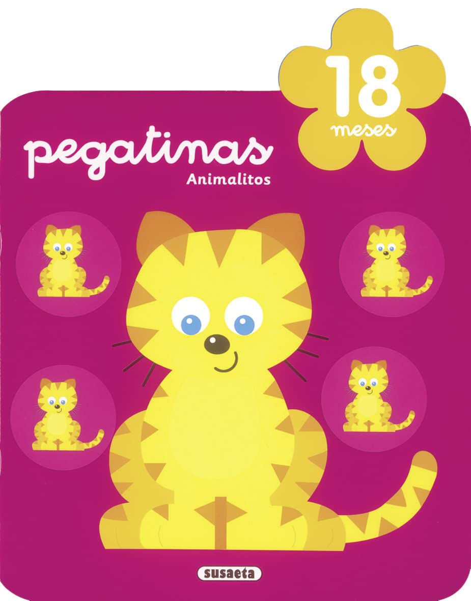 Libro: Pegatinas animalitos 18 meses (Crece con pegatinas)